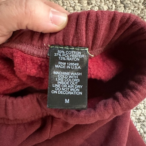 Aviator Nation Rainbow Stitch Chevron Stripes Jogger Swearpants Size Medium - Picture 7 of 7